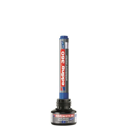 Tinta utántöltő táblamarkerhez 25ml, Edding BTK25 piros