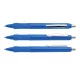 Golyóstoll nyomógombos 0,8mm, műanyag kék test Apollo K, írásszín kék
