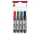 Alkoholos marker készlet, 1-4mm, vágott hegyű, Ico 12XXL, 4 klf.szín