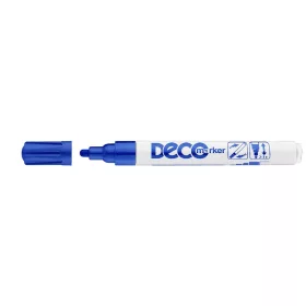 Lakkmarker, decomarker 2-4mm, kerek Ico kék