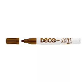 Lakkmarker, decomarker 2-4mm, kerek Ico barna