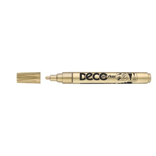 Lakkmarker, decomarker 2-4mm, kerek Ico arany