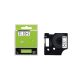 Feliratozógép szalag kompatibilis Dymo S0720780/43613 6mmx7m ECO fekete/fehér