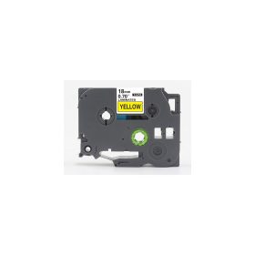 Feliratozógép szalag Brother TZE641 18mm ECO fekete/sárga
