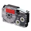 Feliratozógép szalag XR-12RD1 9mmx8m Casio piros/fekete
