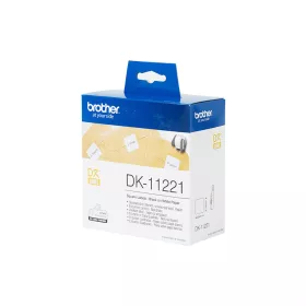  Brother DK11221 etikett 23x23mm 1000 db etikett/doboz fekete/fehér
