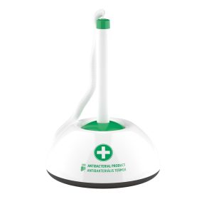   Ügyféltoll antibakteriális Ico Lux fehér/zöld test, írásszín kék