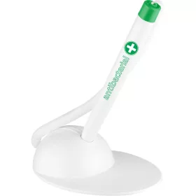   Ügyféltoll antibakteriális T-PEN Ico fehér/zöld test, írásszín kék