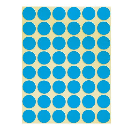 Etikett címke, o18mm, jelölésre, 24 címke/ív, 44 ív/doboz, Avery kék