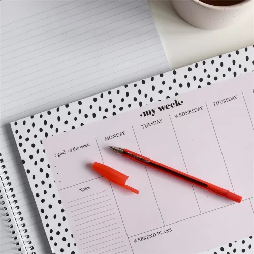 Golyóstoll 0,5mm eldobható kupakos kerek test bordázott fogórész Bluering® , írásszín piros