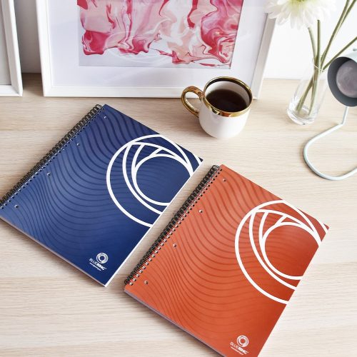 Spirálfüzet A4, 80lap, perforált lyukasztott Bluering® vonalas