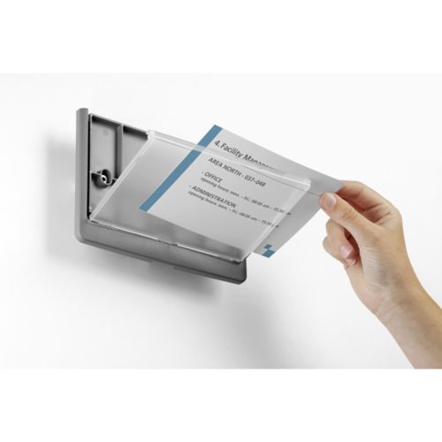 Információs tábla 149x105,5mm, Durable fehér