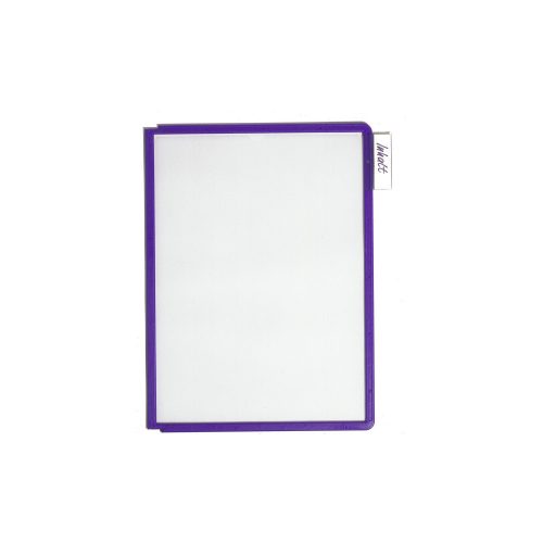 Bemutatótábla panel, A4, 5 db/csomag, Durable Sherpa lila