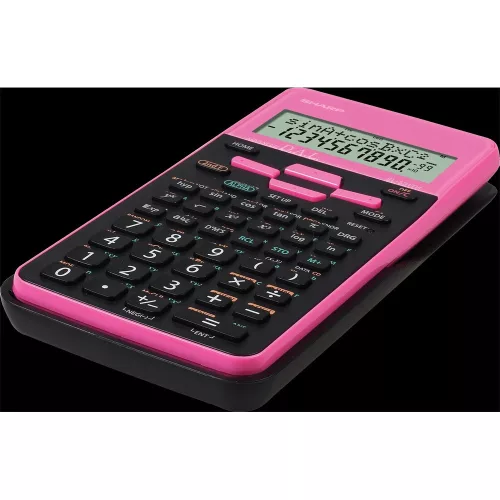Számológép tudományos 273 funkciós 2 soros Sharp EL-531THB-PK rózsaszín