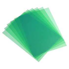   Előlap, A4, 200 micron 100 db/csomag, Bluering® áttetsző zöld