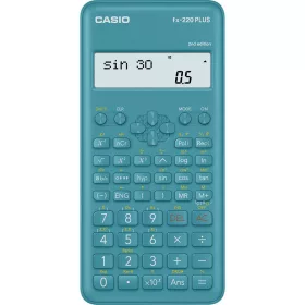   Számológép tudományos 181 funkciós, kétsoros kijelző Casio FX 220 PLUS 2E kék