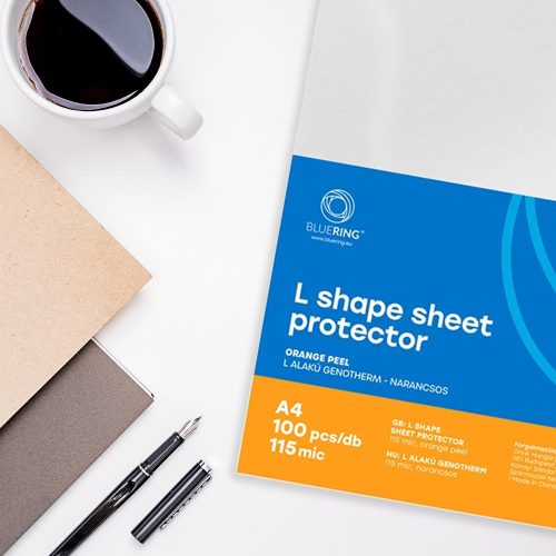 Genotherm 'L' A4, 115 micron narancsos Bluering® 100 db/csomag,