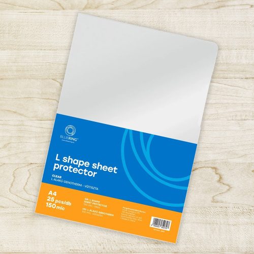 Genotherm 'L' A4, 150 micron víztiszta Bluering® 25 db/csomag,