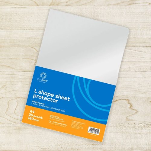 Genotherm 'L' A4, 180 micron víztiszta Bluering® 25 db/csomag,