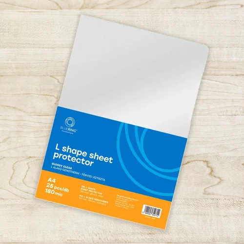 Genotherm 'L' A4, 180 micron víztiszta Bluering® 25 db/csomag,