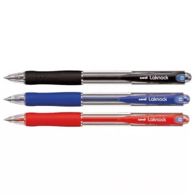 Golyóstoll 0,5mm, Uni SN-100, írásszín piros