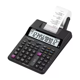   Számológép szalagos 12 digit, 2 színű nyomtatás, LCD kijelzős Casio HR 150 RCE fekete