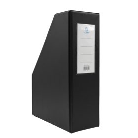 Iratpapucs 9cm, PVC lapraszerelt Bluering®, fekete