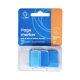 Jelölőcímke 25x45mm, 50lap, műanyag Bluering® világoskék