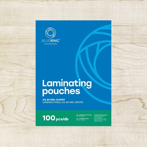 Lamináló fólia A4, 80 micron 100 db/doboz, Bluering®