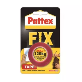   Ragasztószalag kétoldalas, 19mmx1,5 m, Henkel Pattex Fix 120 kg