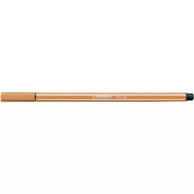 Rostirón, filctoll 1mm, M STABILO Pen 68 sötétokker