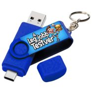 Vicces Egyedi Pendrive - 16 GB - kék - A Legjobb Testvér 