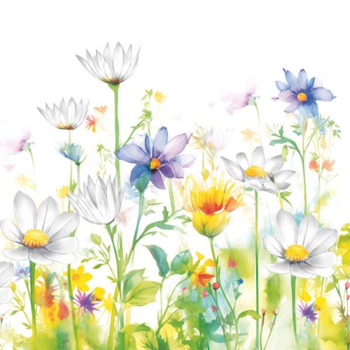 Virág Meadow szalvéta 20 db-os 33x33 cm