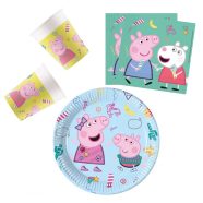   Peppa malac Messy Play party szett 36 db-os 23 cm-es tányérral