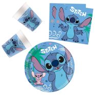   Disney Lilo és Stitch, A csillagkutya Angel party szett 36 db-os 20 cm-es tányérral