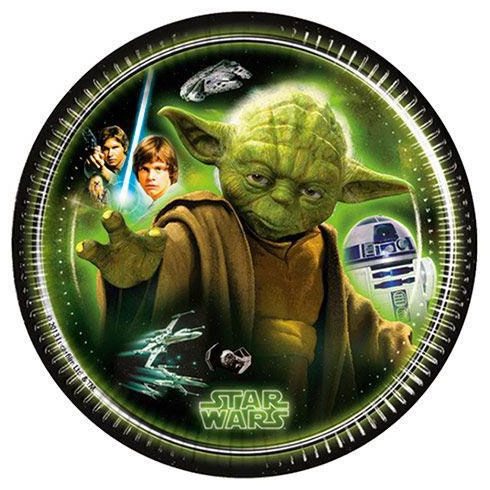 Star Wars Heroes papírtányér 8 db-os 19,5 cm