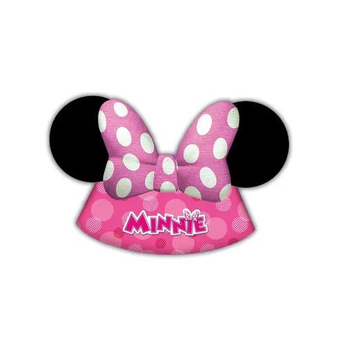 Disney Minnie Junior parti kalap, csákó 6 db-os