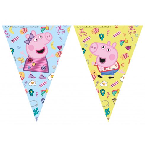 Peppa malac Messy Play zászlófüzér 2,3 m