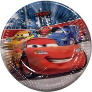 Disney Verdák Arena Race papírtányér 8 db-os 20 cm