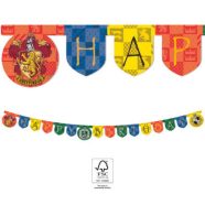 Harry Potter Hogwarts Houses Happy Birthday felirat FSC 2 m