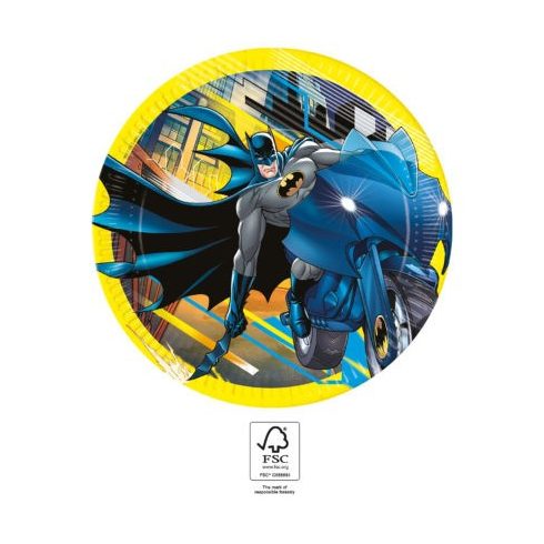 Batman Rogue Rage papírtányér 8 db-os 23 cm FSC