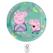 Peppa malac Messy Play papírtányér 8 db-os 20 cm FSC