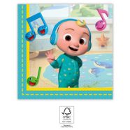 CoComelon Music szalvéta 20 db-os 33x33 cm FSC