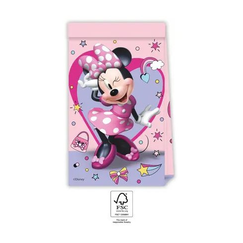 Disney Minnie Junior papírzacskó 4 db-os FSC