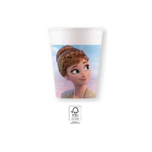 Disney Jégvarázs Wind papír pohár 8 db-os 200 ml FSC