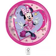 Disney Minnie Junior papírtányér 8 db-os 20 cm FSC