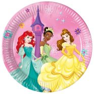   Disney Hercegnők Live Your Story papírtányér 8 db-os 20 cm FSC