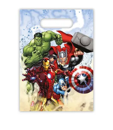 Bosszúállók Infinity Stones ajándéktasak, ajándékzacskó 6 db-os