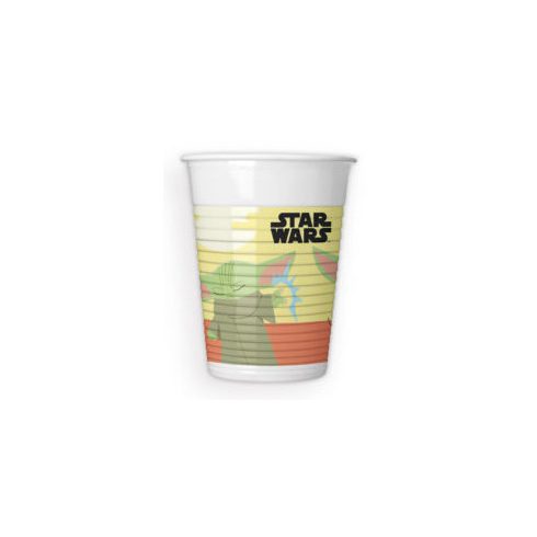 Star Wars The Mandalorian műanyag pohár 8 db-os 200 ml