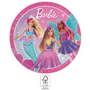 Barbie Fantasy papírtányér 8 db-os 23 cm FSC